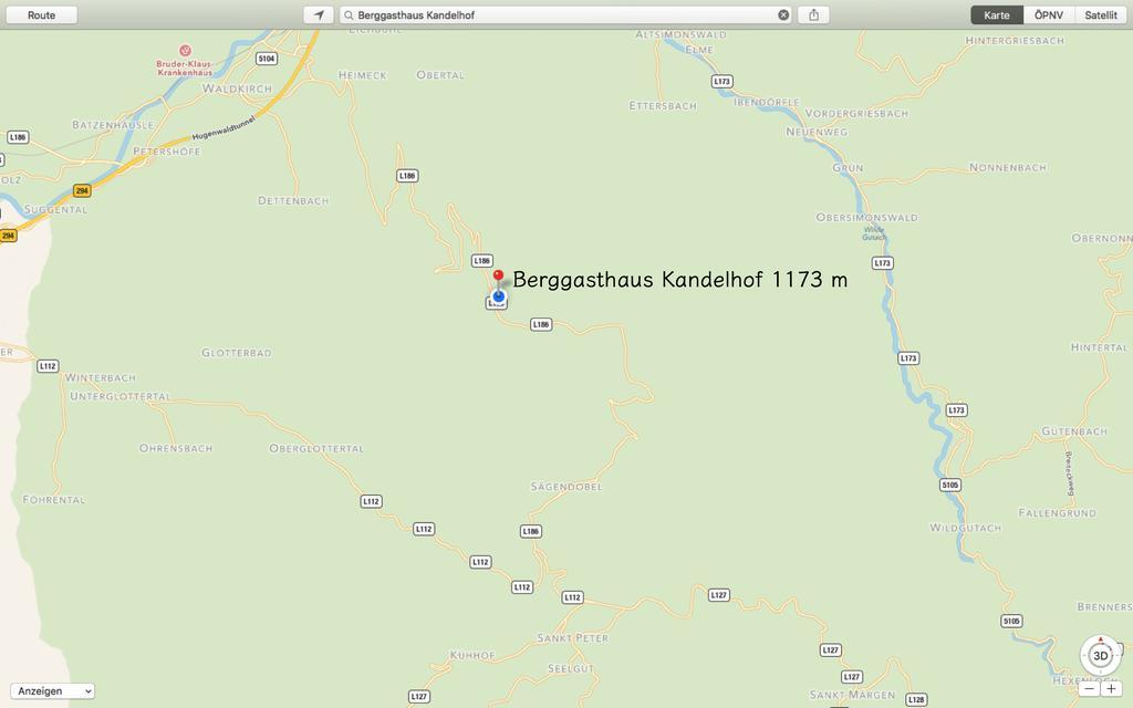 מלון Rohr  Berggasthaus Kandelhof מראה חיצוני תמונה